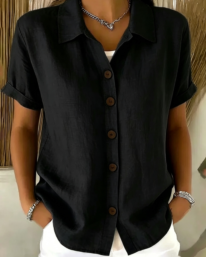 Lydia | Classic Button Blouse