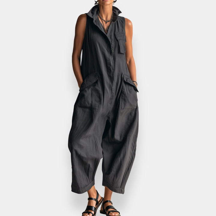 Brooke | Sleeveless Wide-Leg Jumpsuit