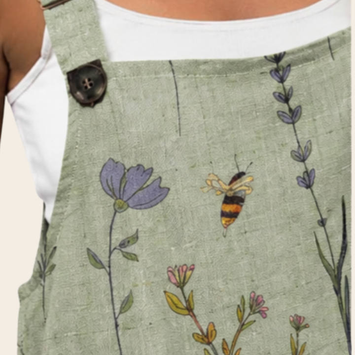 Lena | Printed Dungarees