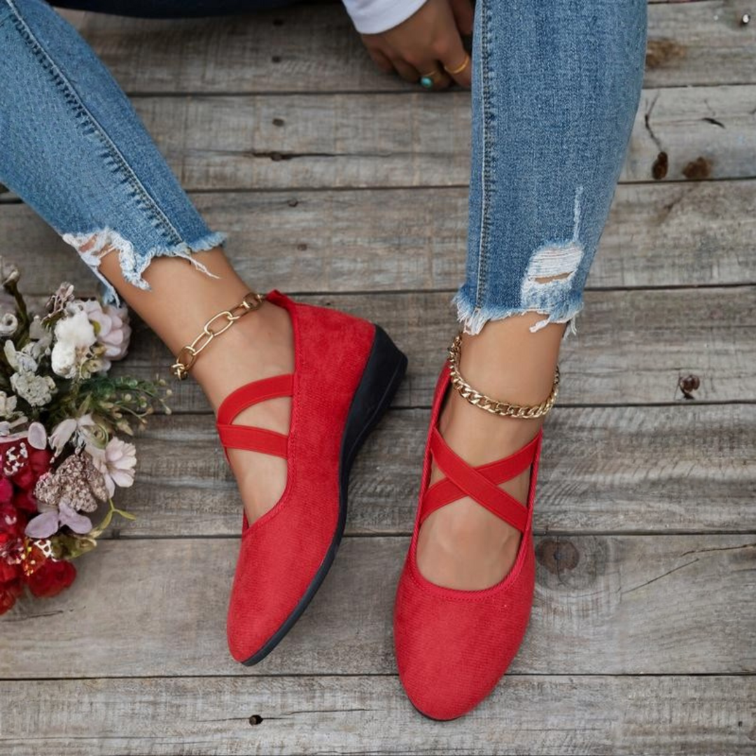 Calerinne - Closed Wedge Ballerina Shoes