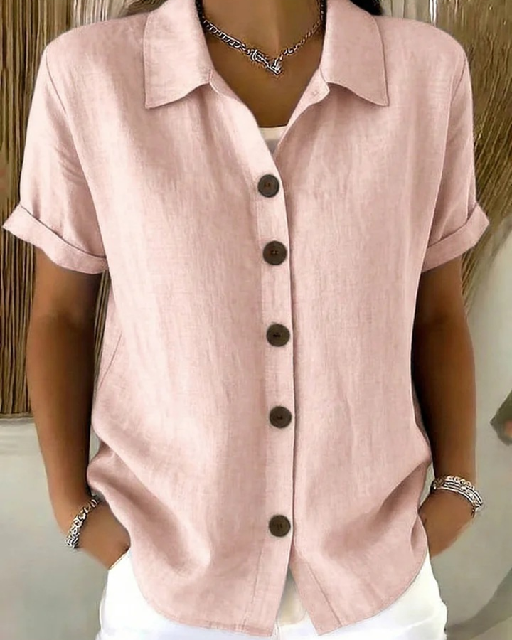 Lydia | Classic Button Blouse