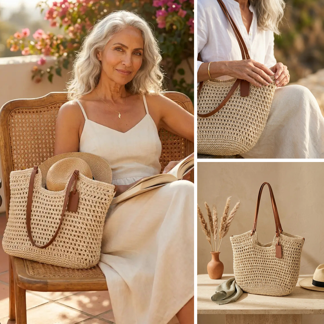 Clare - Handwoven Crochet Tote