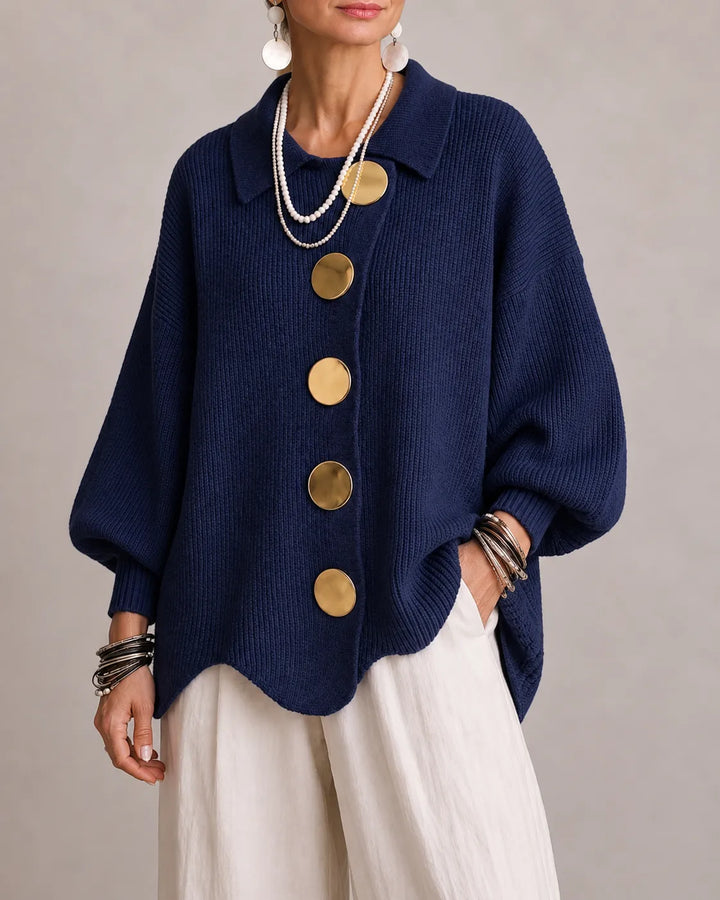 Florence | Oversized Button Knit Cardigan