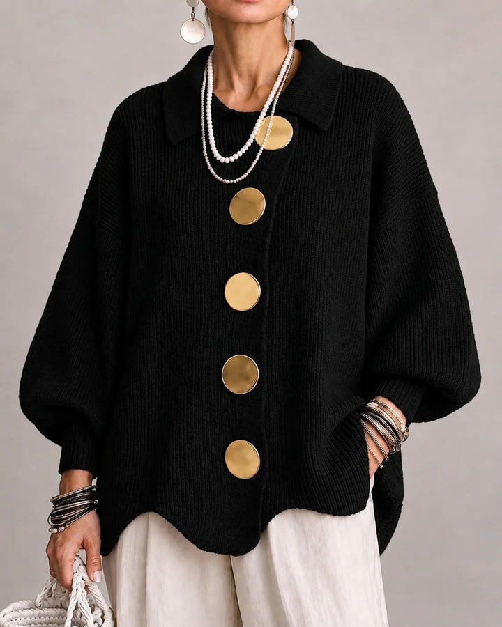 Florence | Oversized Button Knit Cardigan