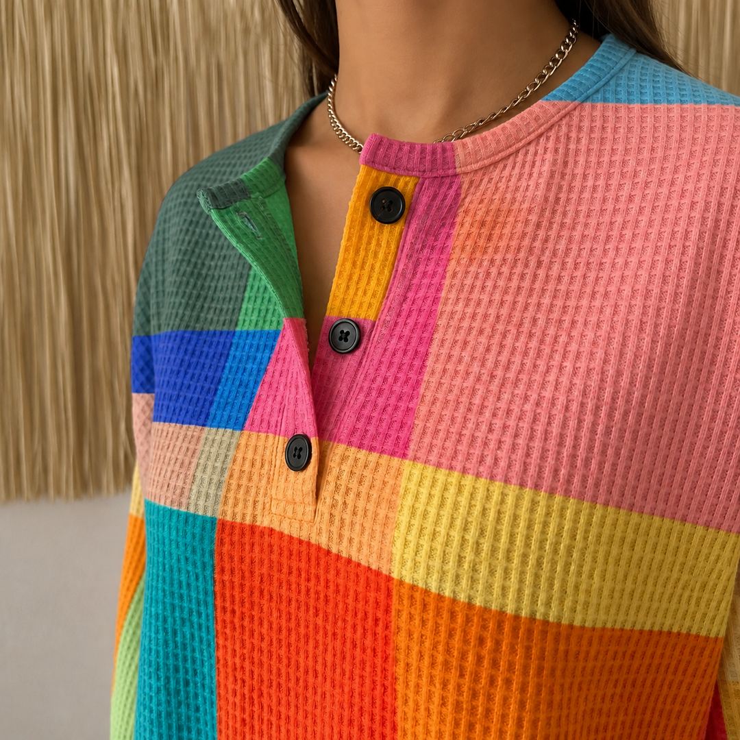 Caroline | Waffle Knit Comfort Jumper