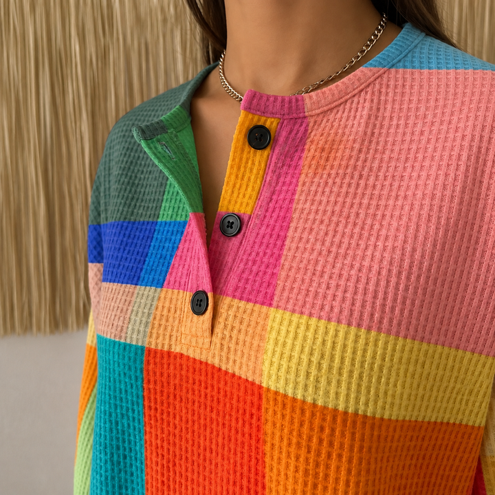 Caroline | Waffle Knit Comfort Jumper