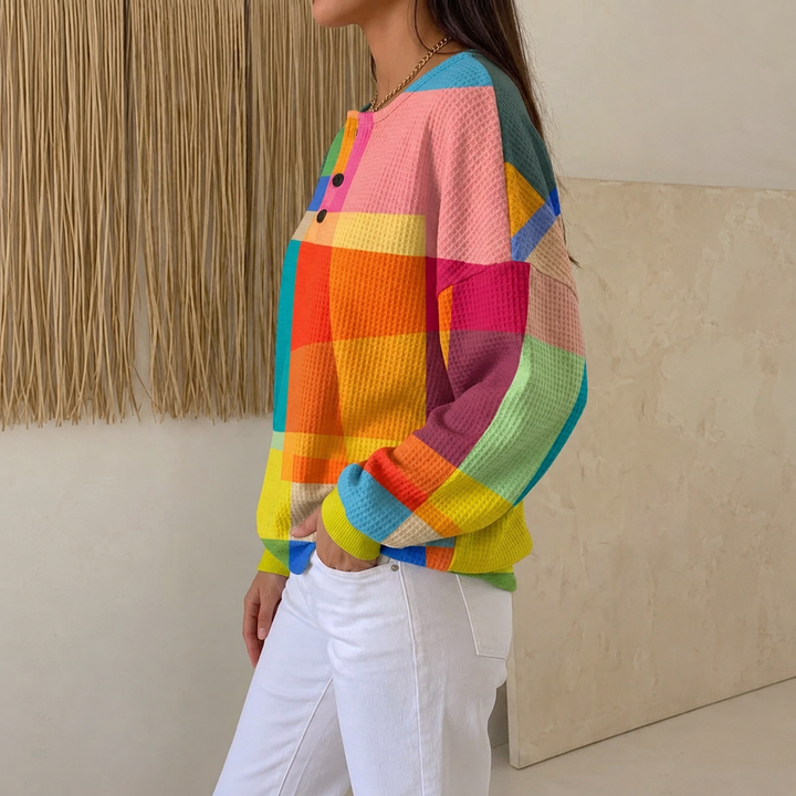 Caroline | Waffle Knit Comfort Jumper