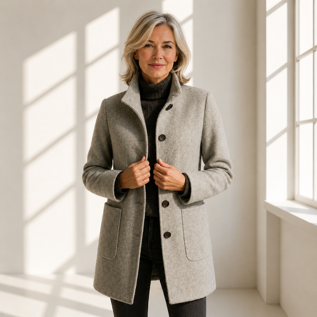 Rosemary | Classic Everyday Button Coat
