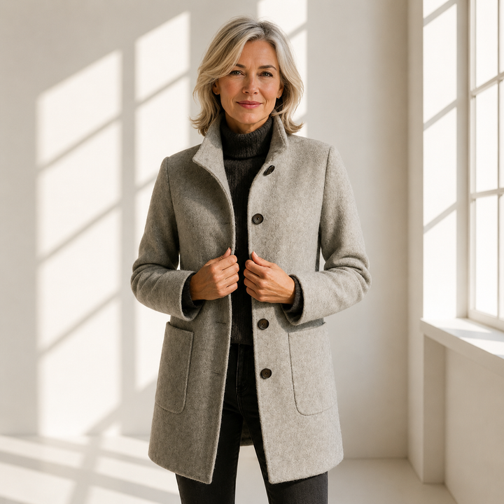 Rosemary | Classic Everyday Button Coat