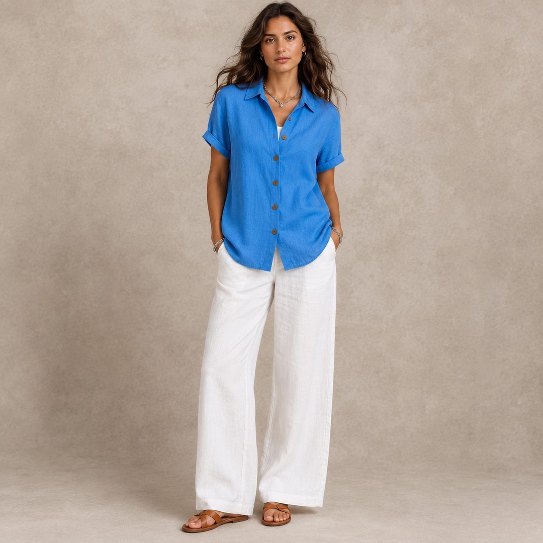 Lydia | Classic Button Blouse