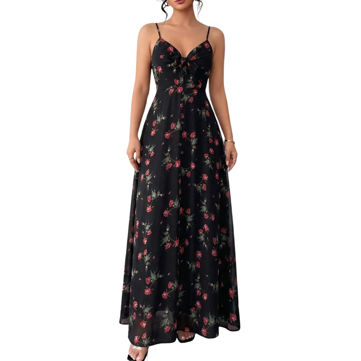 JUNIPER™ – Boho Floral Cami Maxi Dress