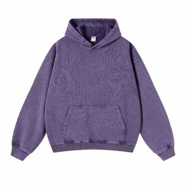 EDITH™ - Oversized Acid Wash Pullover Hoodie