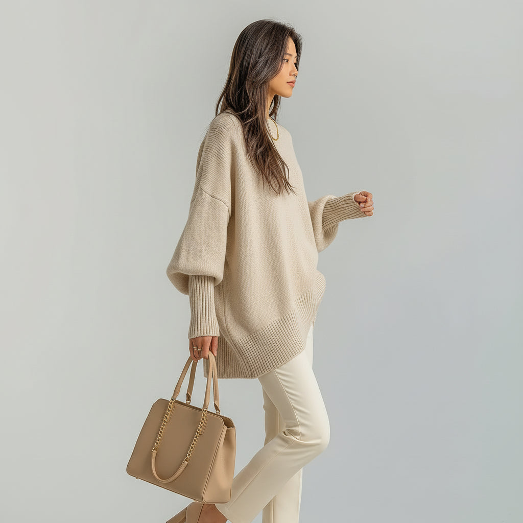Louise | Elegant Draped Poncho