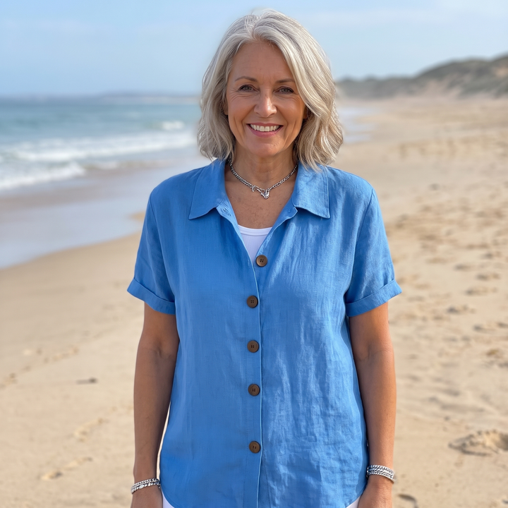 Lydia | Classic Button Blouse
