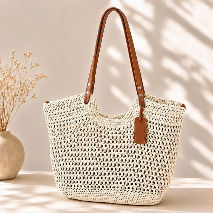 Clare - Handwoven Crochet Tote