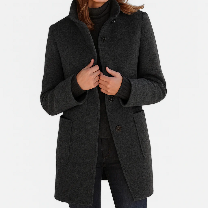 Rosemary | Classic Everyday Button Coat