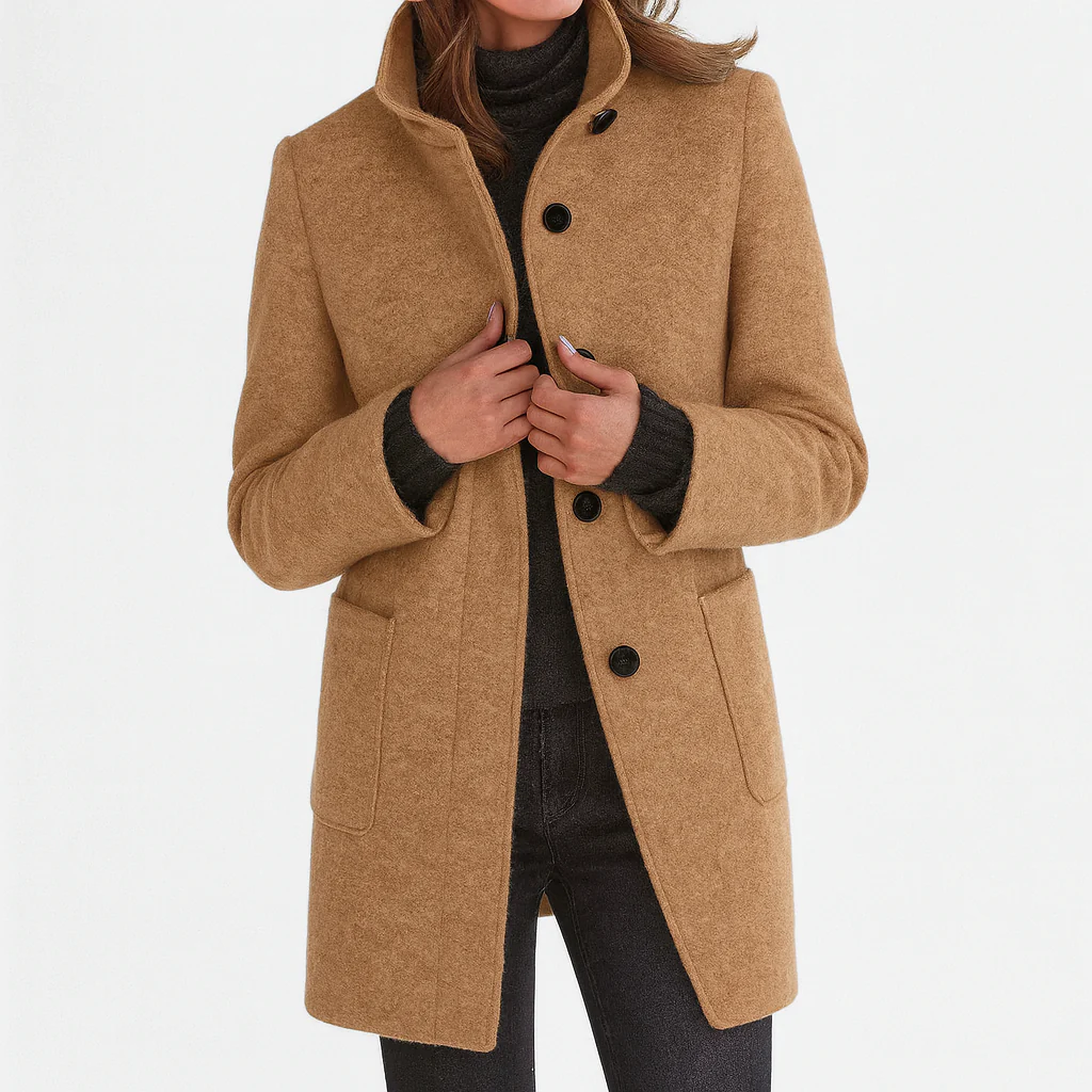 Rosemary | Classic Everyday Button Coat