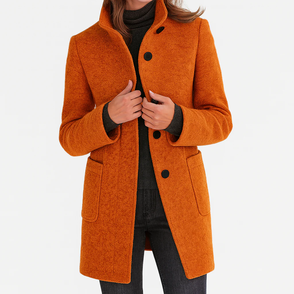 Rosemary | Classic Everyday Button Coat