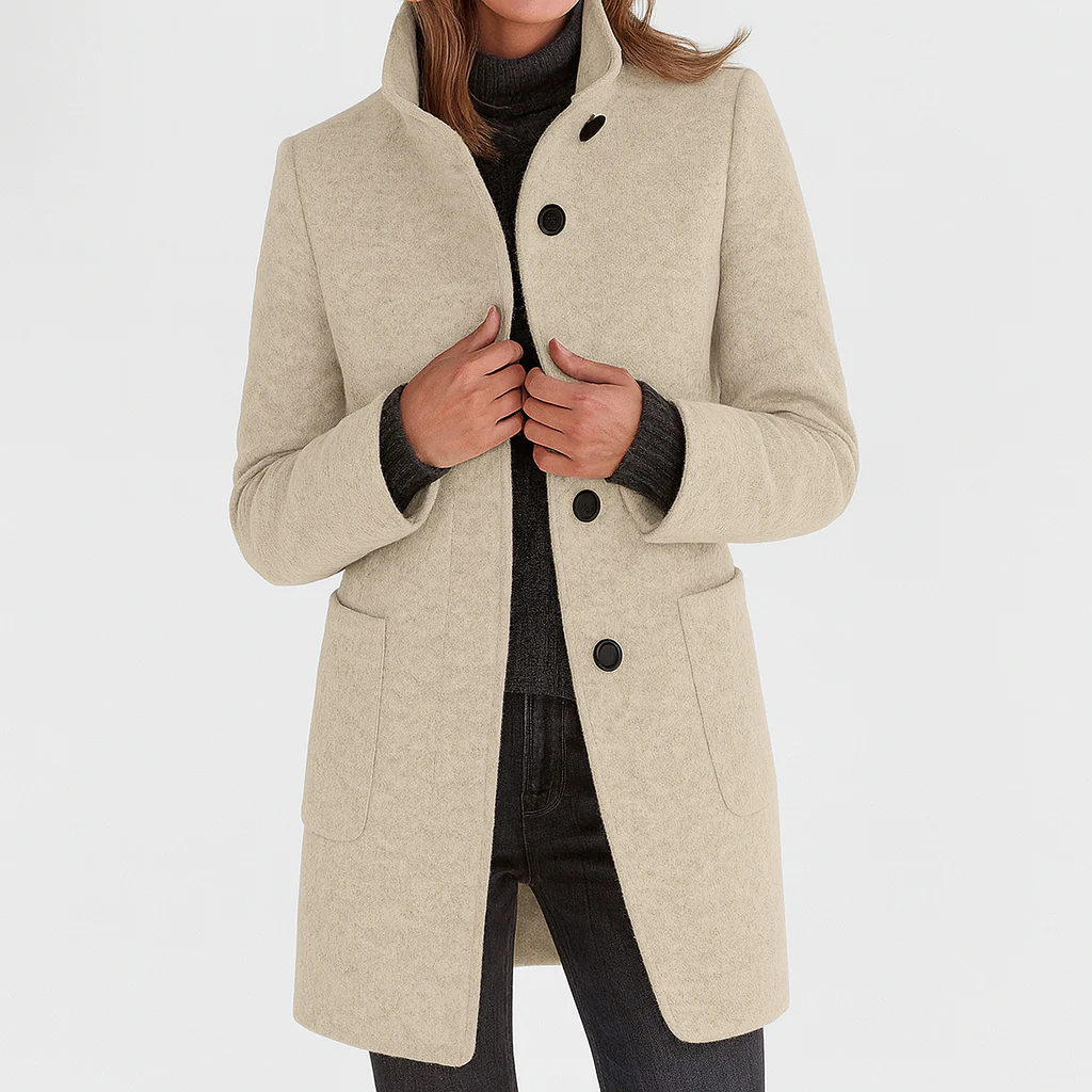 Rosemary | Classic Everyday Button Coat