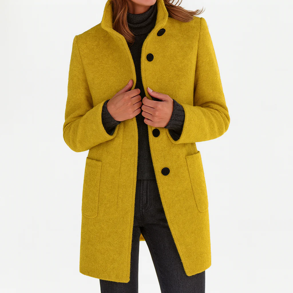Rosemary | Classic Everyday Button Coat
