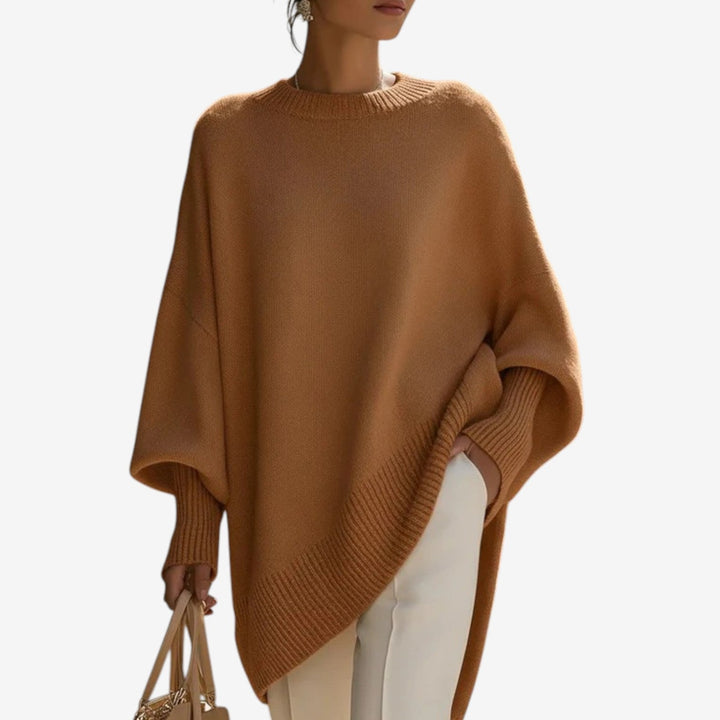 Louise | Elegant Draped Poncho