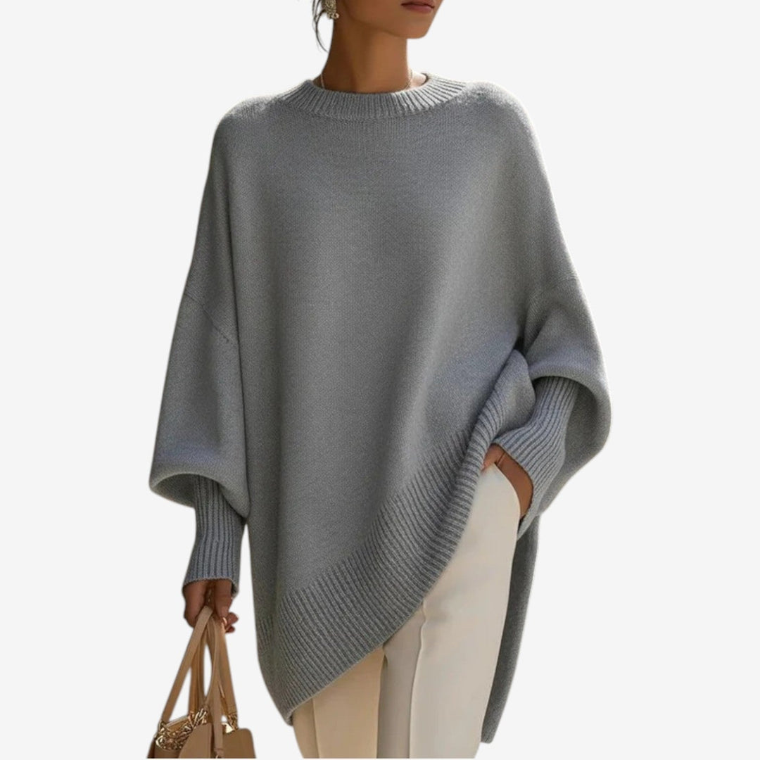 Louise | Elegant Draped Poncho