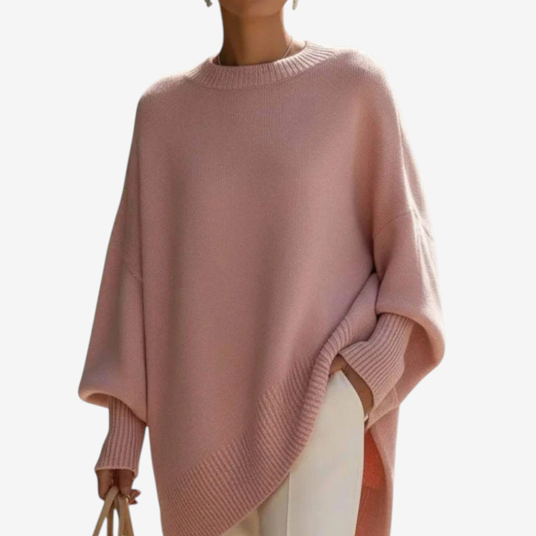 Louise | Elegant Draped Poncho
