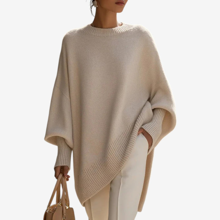 Louise | Elegant Draped Poncho