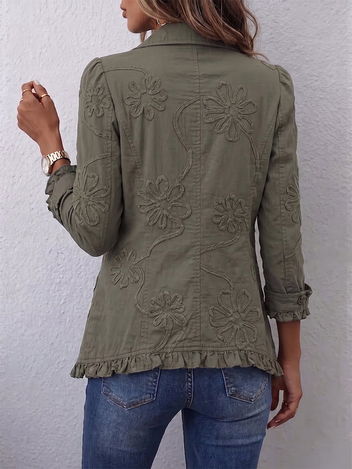 Margaret | Floral Embroidered Jacket