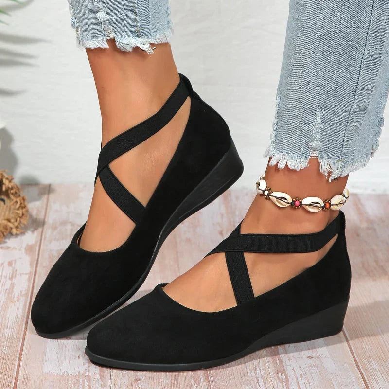 Eileen - Comfort Wedge Ballet Flats