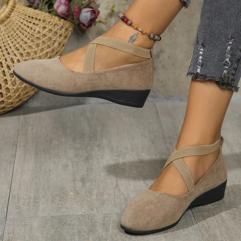 Eileen - Comfort Wedge Ballet Flats